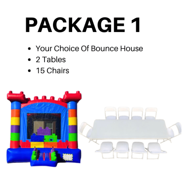 Bounce House Castle Package