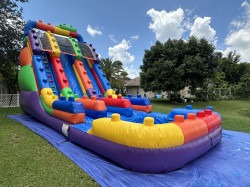 LEGO202220SIDE20VIEW203 1723599553 1 LEGO 22 FEET DOUBLE LANE WATERSLIDE